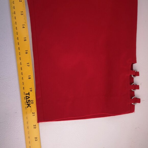 Ricki's Ladies Red Size XXL Pull On Style Capri Length Pants - Picture 12 of 12